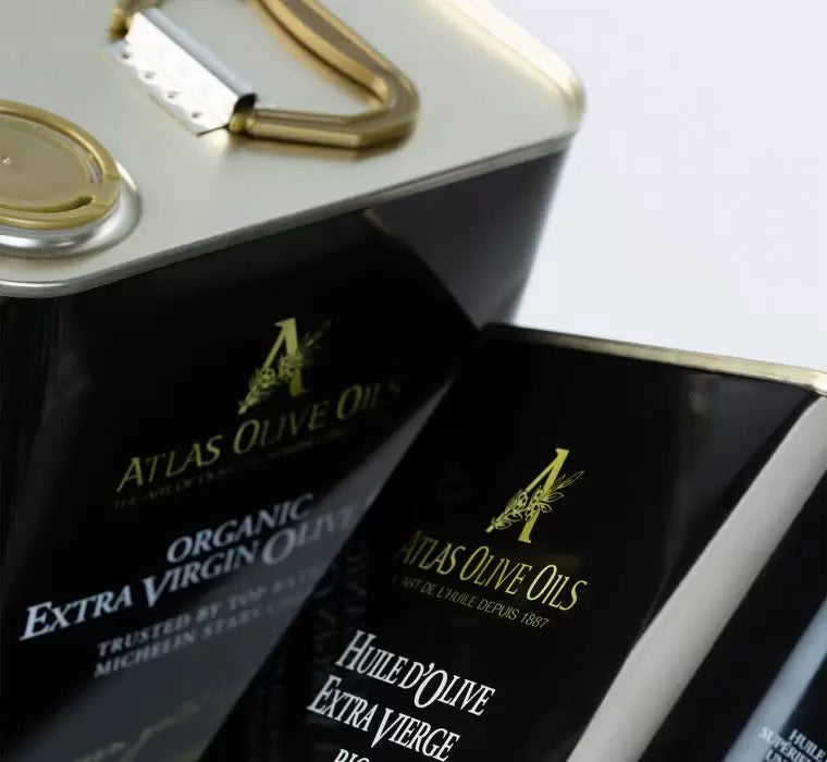 Atlas – Huile d’olive extra vierge bio premium  (bidon métal)