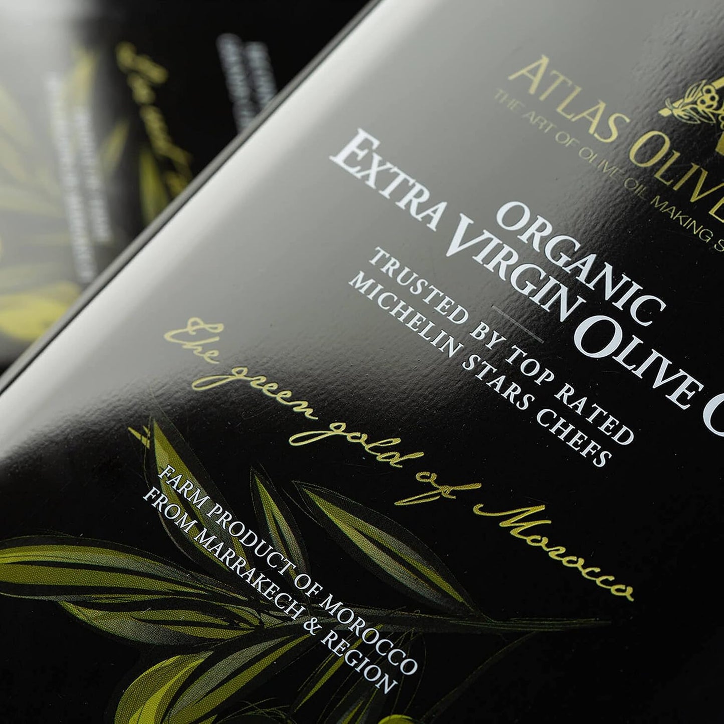 Atlas – Huile d’olive extra vierge bio premium  (bidon métal)