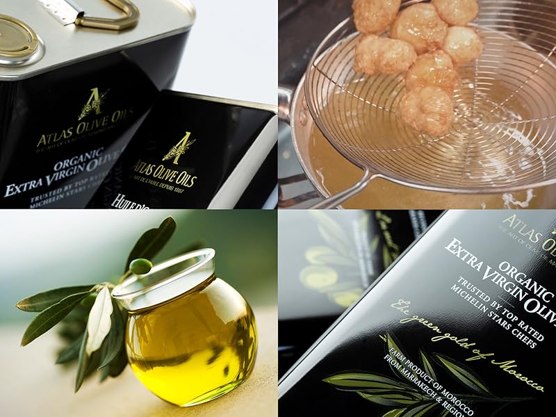 Atlas – Huile d’olive extra vierge bio premium  (bidon métal)